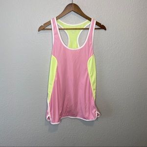 Jockey‎ | Pink and Yellow Workout Tank
